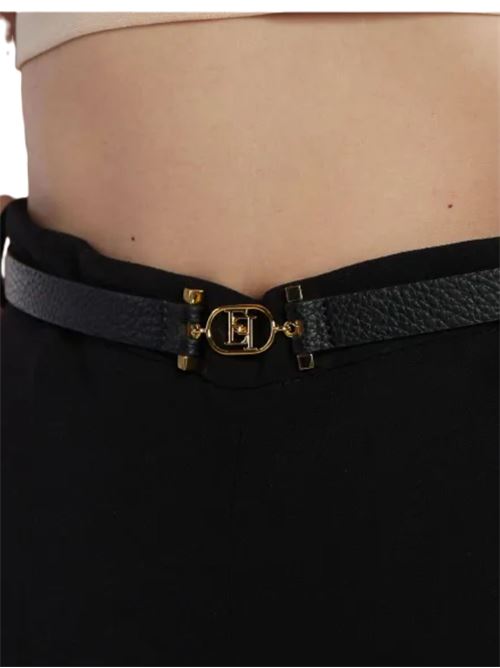 Pantalone gamba ampia con cintura Elisabetta Franchi | PA05342E2110